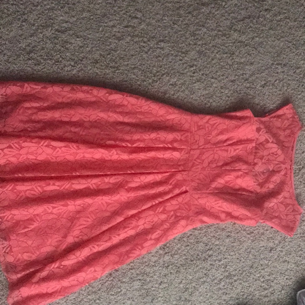 Pink London times lace dress